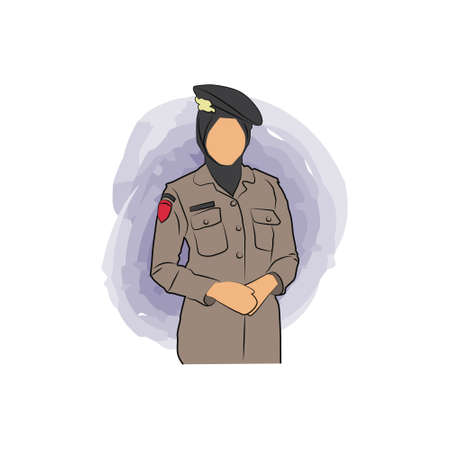 Social distancing illustration vector design isolated on white backgroundのイラスト素材