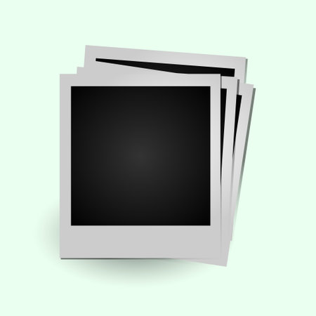 frame photo template designのイラスト素材