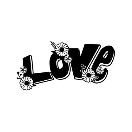 Fight of rose design vector isolated on white backgroundのイラスト素材