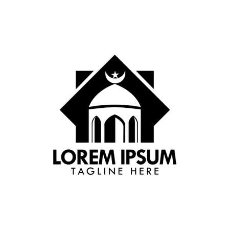 Islamic logo design template vectorのイラスト素材
