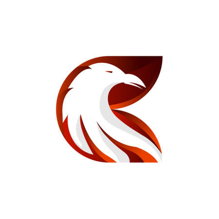 Modern fish logo design template conceptのイラスト素材