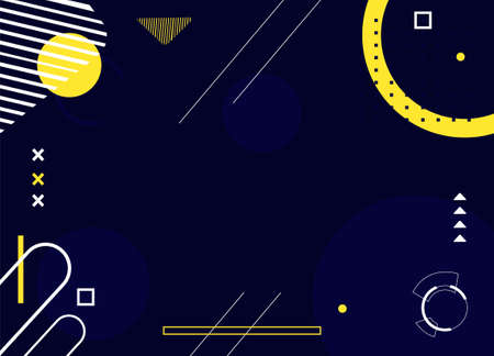 Flat  abstract wire frame design backgroundのイラスト素材