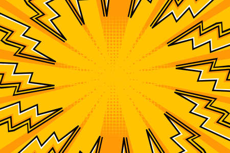 Yellow speed comic style background