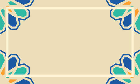 Simple design background with geometric elementsのイラスト素材