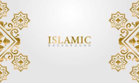 Simple islamic cover design template backgroundのイラスト素材