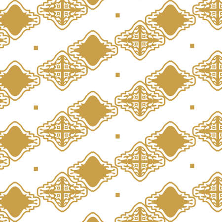 Batik art pattern template design backgroundのイラスト素材