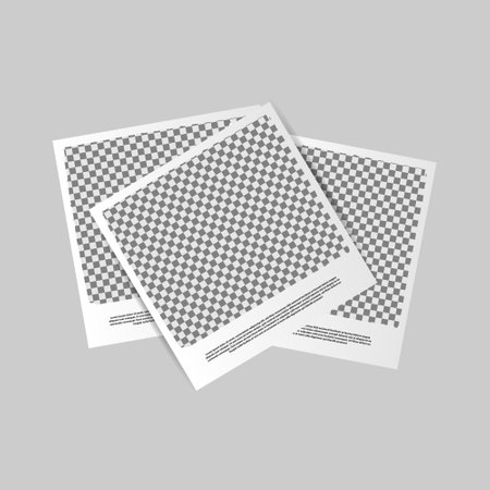 Template for your photos isolatedのイラスト素材