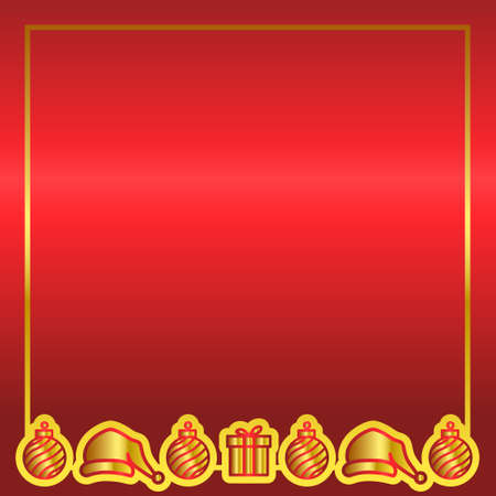 Square banner christmas design template backgroundのイラスト素材