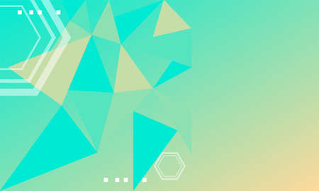 Gradient polygonal cover and banner background designのイラスト素材
