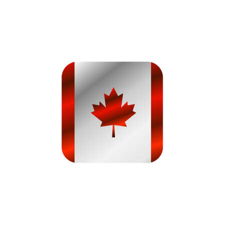 Gradient canada flag design vectorのイラスト素材