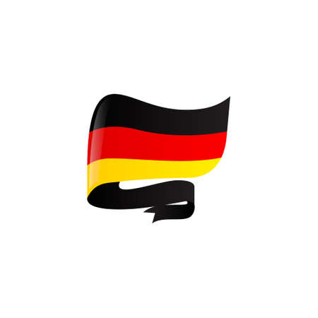 Banner ribbon flag of germanyのイラスト素材