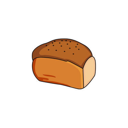 Bakery bread illustration vector clipartのイラスト素材