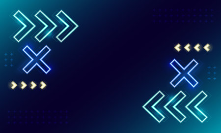 Neon template background effect design
