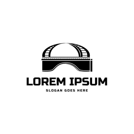 Bridge logo and symbol template conceptのイラスト素材