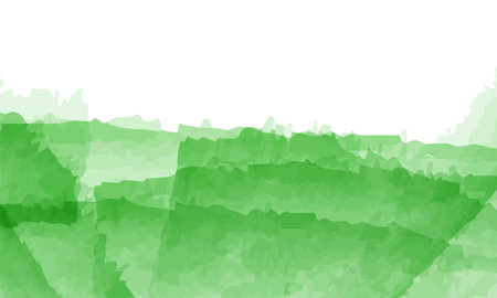 Abstract watercolor green texture hand painted backgroundのイラスト素材
