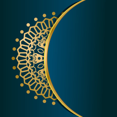 Ethnic luxury mandala background designのイラスト素材