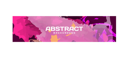 Colorful abstract banner template design backgroundのイラスト素材