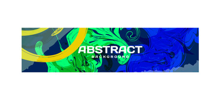 Colorful abstract banner template design background vectorのイラスト素材