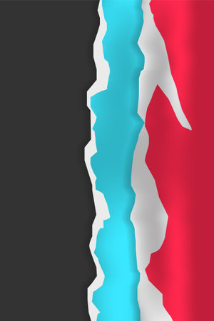 Colorful torn paper background texture conceptのイラスト素材