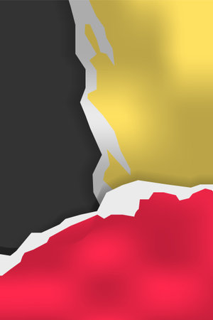 Colorful torn paper background texture isolatedのイラスト素材