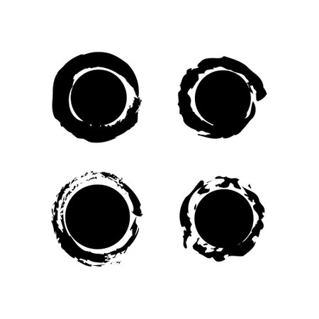 Set of black grunge texture background banner conceptのイラスト素材