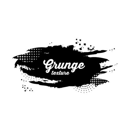 Abstract grunge halftone splatter texture designのイラスト素材