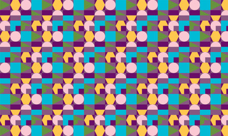 Abstract geometric seamless pattern design backgroundのイラスト素材