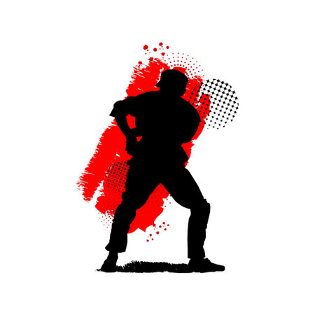 Silhouette soldier or army poster design artのイラスト素材