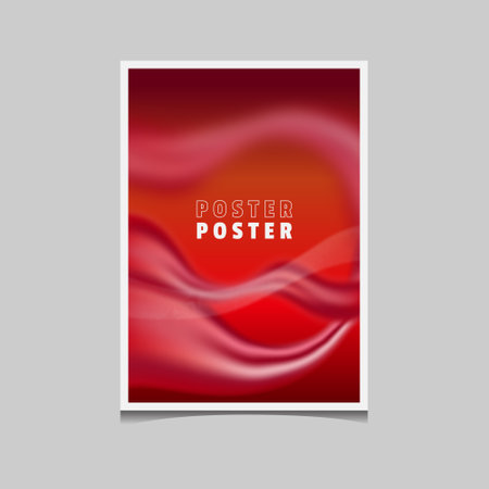 Fluid and wavy blur gradient background for poster banner cover conceptのイラスト素材