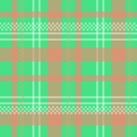 Tartan scotland seamless plaid pattern retro background printのイラスト素材
