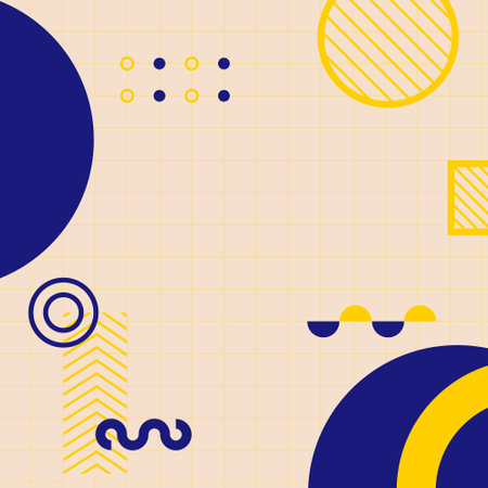 Square geometric modern abstract template banner design background creativeのイラスト素材