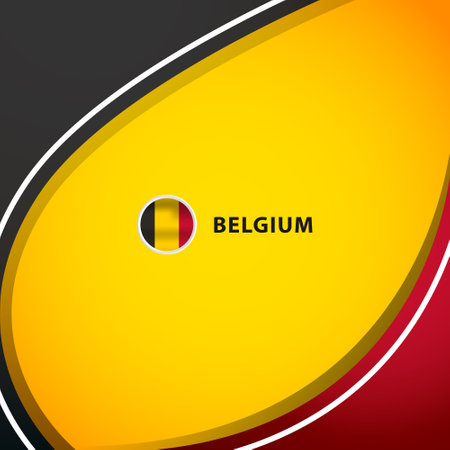 Belgium square layout background concept design templateのイラスト素材
