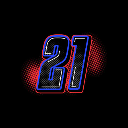 Racing sport number for motorbike and car template vectorのイラスト素材