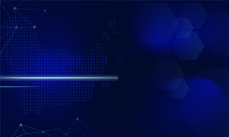 Futuristic abstract technology cybernetic circuit background isolatedの写真素材