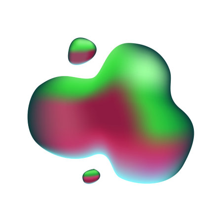 Abstract colorful modern shape composition designのイラスト素材