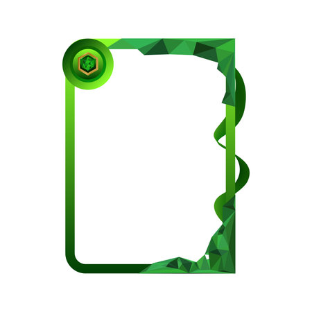 Game frame art ornament decorative designのイラスト素材