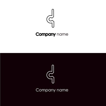 C logo letter template vectorのイラスト素材