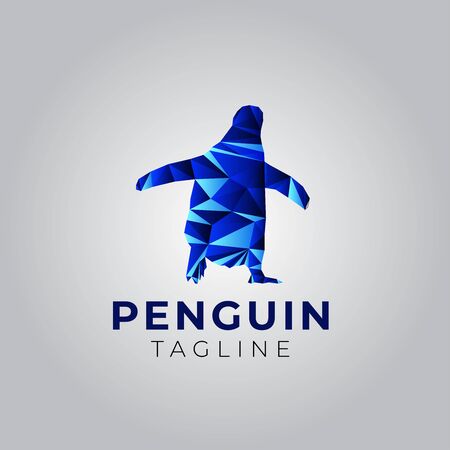 Penguin logo vector template design. You can buy this logo for your projectのイラスト素材