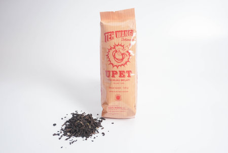 A package of Jasmine Green Tea.のeditorial素材