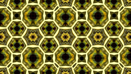 Kaleidoscope of color with beautiful ornamental - Seamless patternの素材