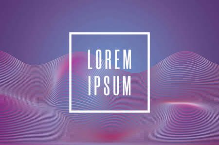 modern colored dynamic line wave. dynamic line wave vector. colored background. background for your project, poster, flyer, and artwork. vector illustration. EPS 10のイラスト素材