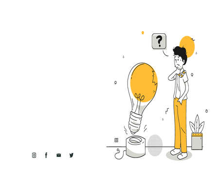 A vector based work illustration