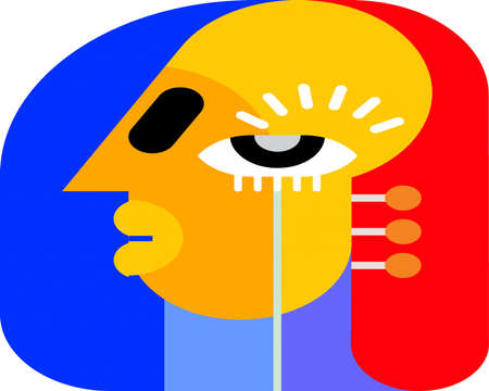 A vector based work illustrationのイラスト素材