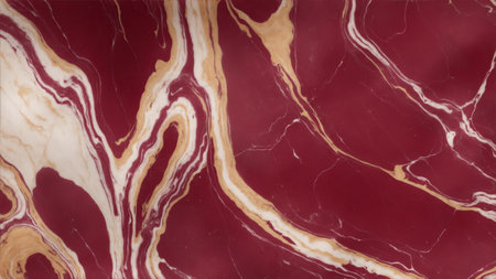 Maroon and Gold marble texture for tile wallpaper luxurious backgroundの素材