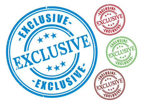 A Elite Product Badge Pack, Exclusive Grunge Vector Stamp Designsのイラスト素材