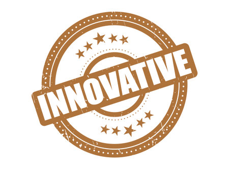 A Innovative Rubber Stamp Seal with a Dotted Circleのイラスト素材