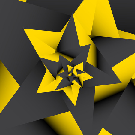Yellow Abstractのイラスト素材