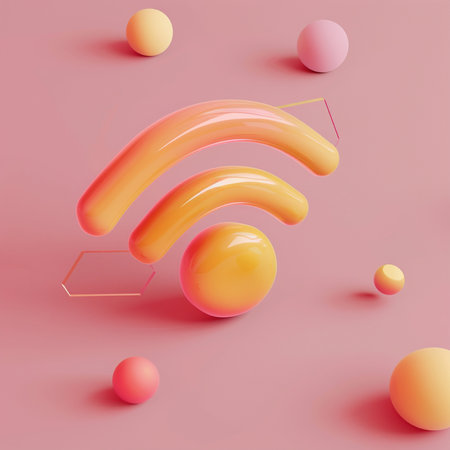 3d rendering of abstract geometric forms. Minimalistic shapes composition.の素材