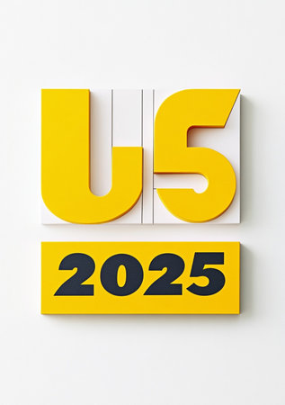 New year 2015 sign on white wall. 3d render. New year conceptの素材