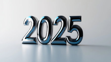 Happy New Year 2015 - 3D Rendered Image - 3D Illustrationの素材